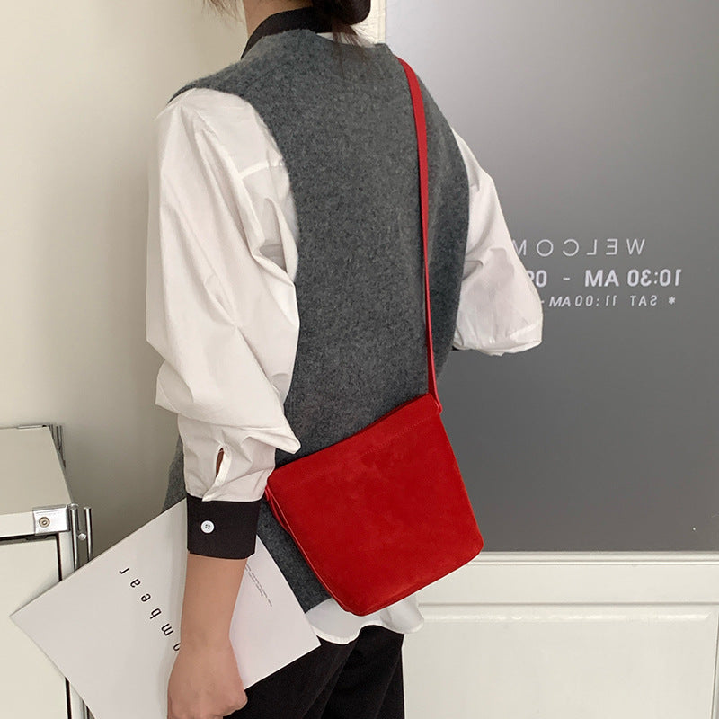 Women's Layer Cowhide High-grade Vintage Leather Crossbody Bags