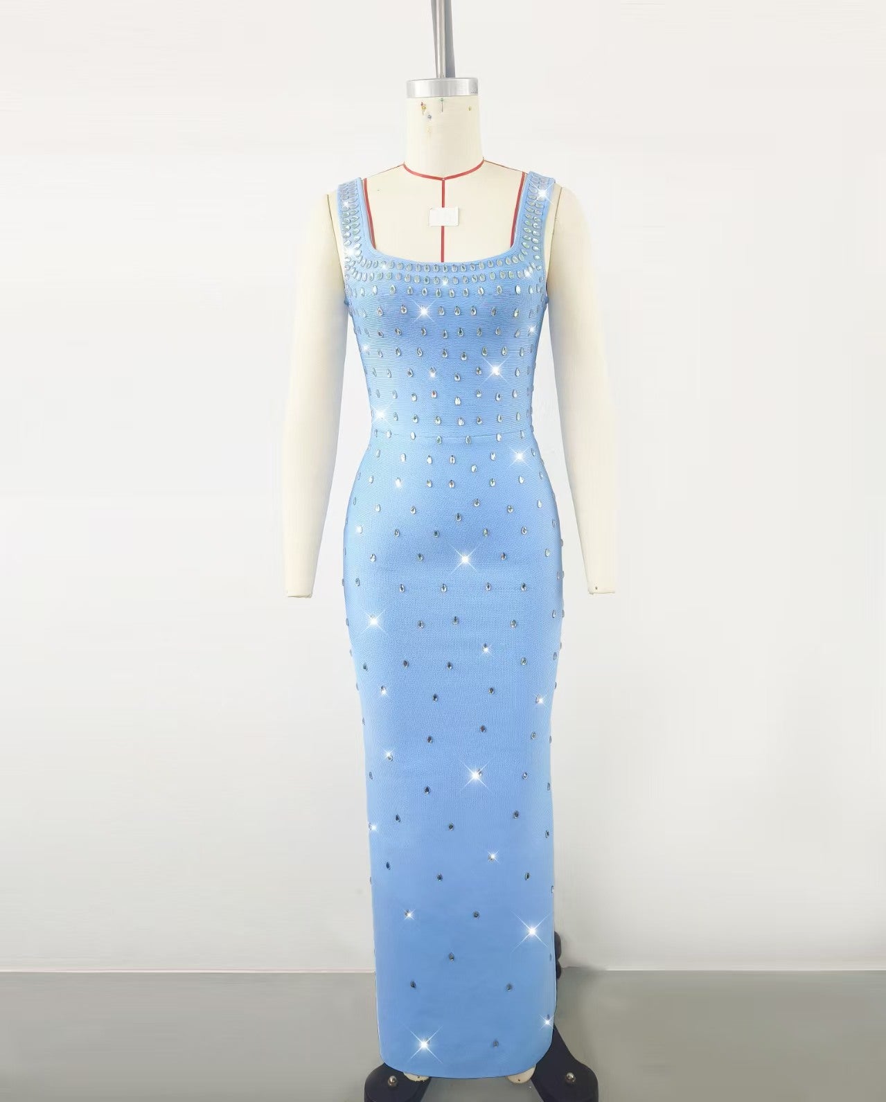 Rhinestone Strap Dress Affordable Luxury Fashion Party Dresses