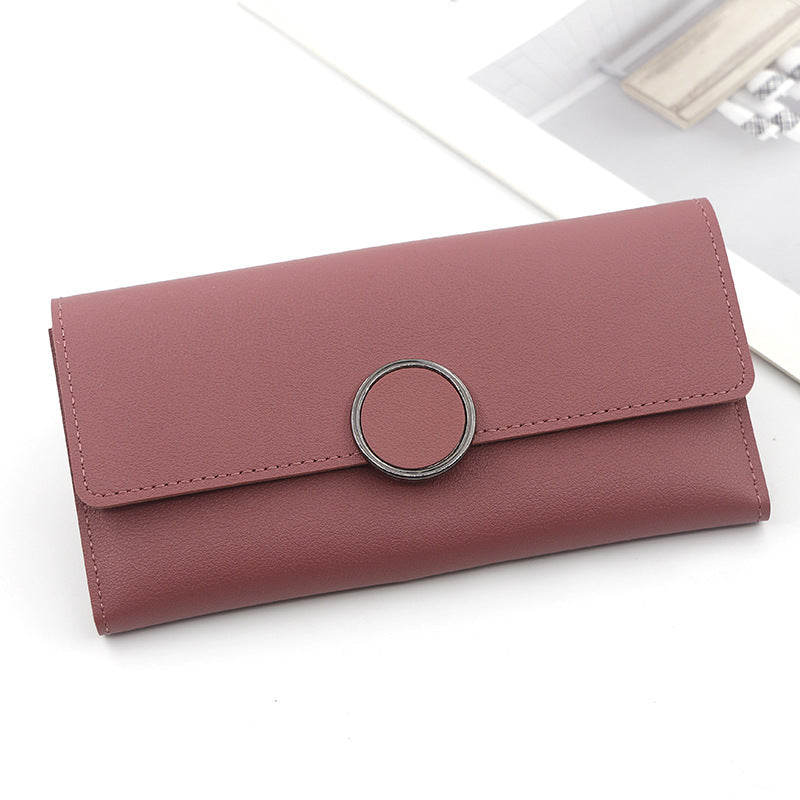 Women's Long Korean Style Simple Clutch Ladies Wallets