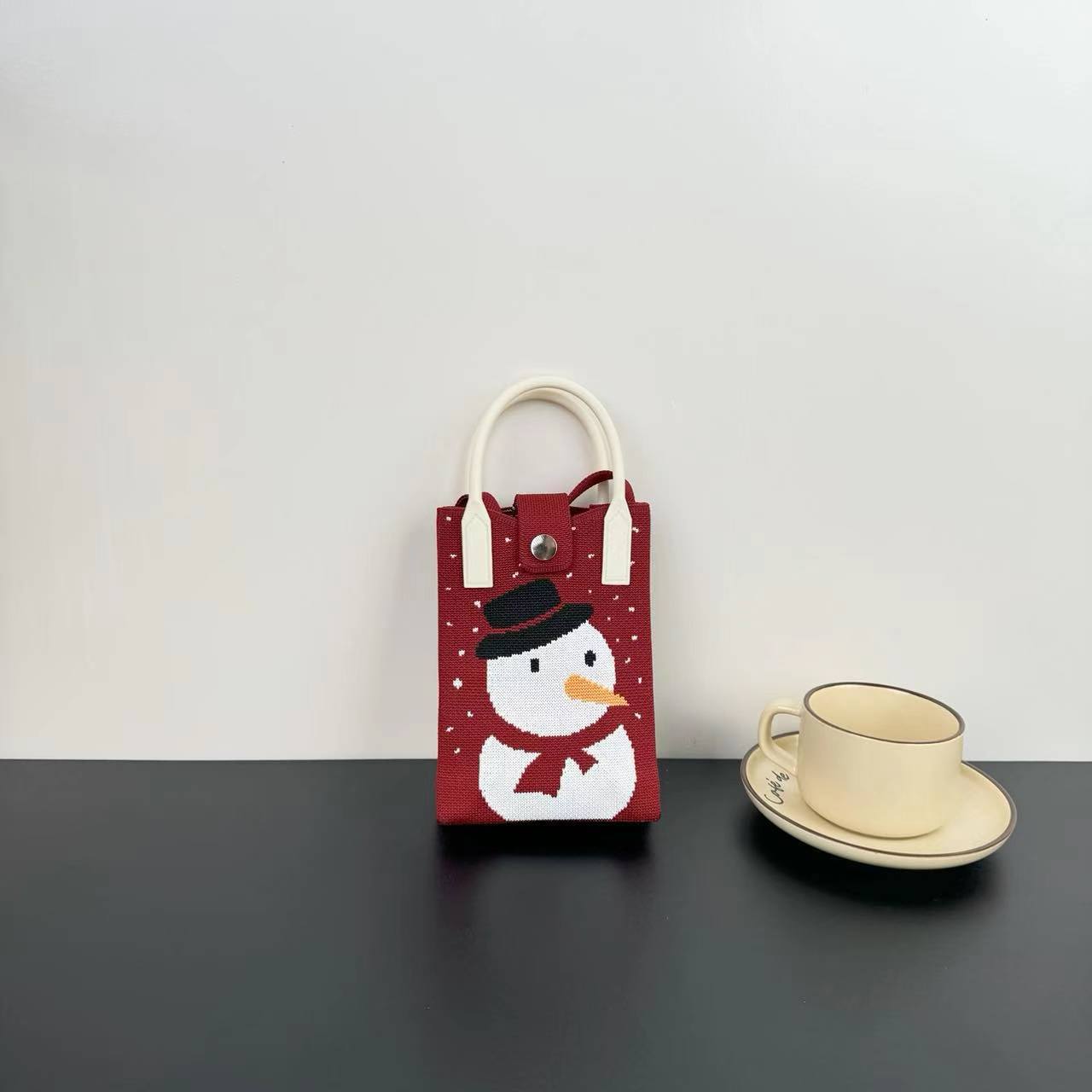 Festival Cartoon Knitted Mobile Series Personalized Phone Bags