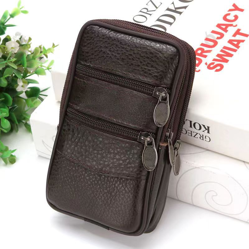 Men's Leather For Mobile Artificial Work Wrist Phone Bags