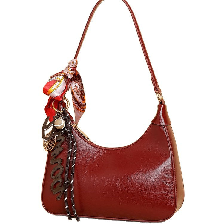 Classy Women's Retro Red Pouch Fashion Handbags