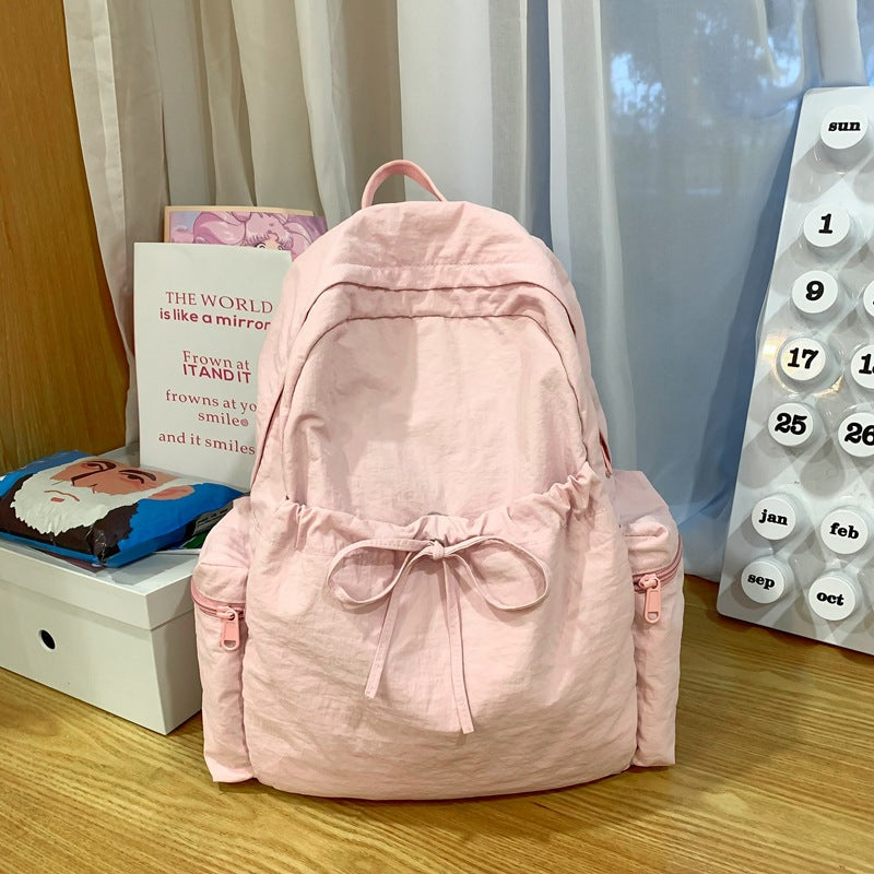 Niche Design Simple Versatile Lightweight Solid Backpacks