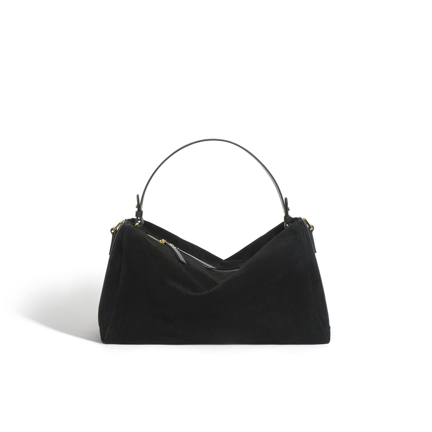 Women's Niche High-grade Versatile Cowhide Suede Pillow Large Shoulder Bags