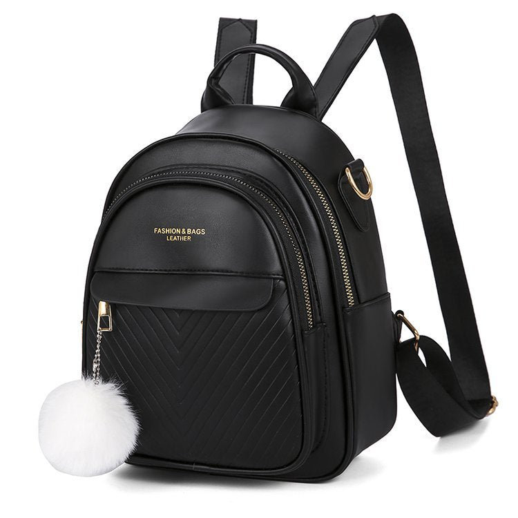Women's Simple Rhombus Double Retro Diaper Shoulder Bags