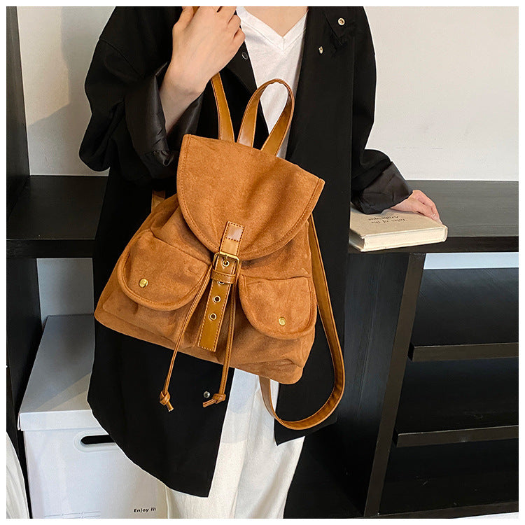 Women's Retro Fashion Large Capacity Trendy Backpacks