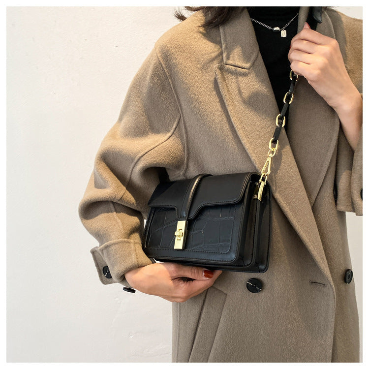 Women's Fashionable Korean Style Stone Pattern Crossbody Bags