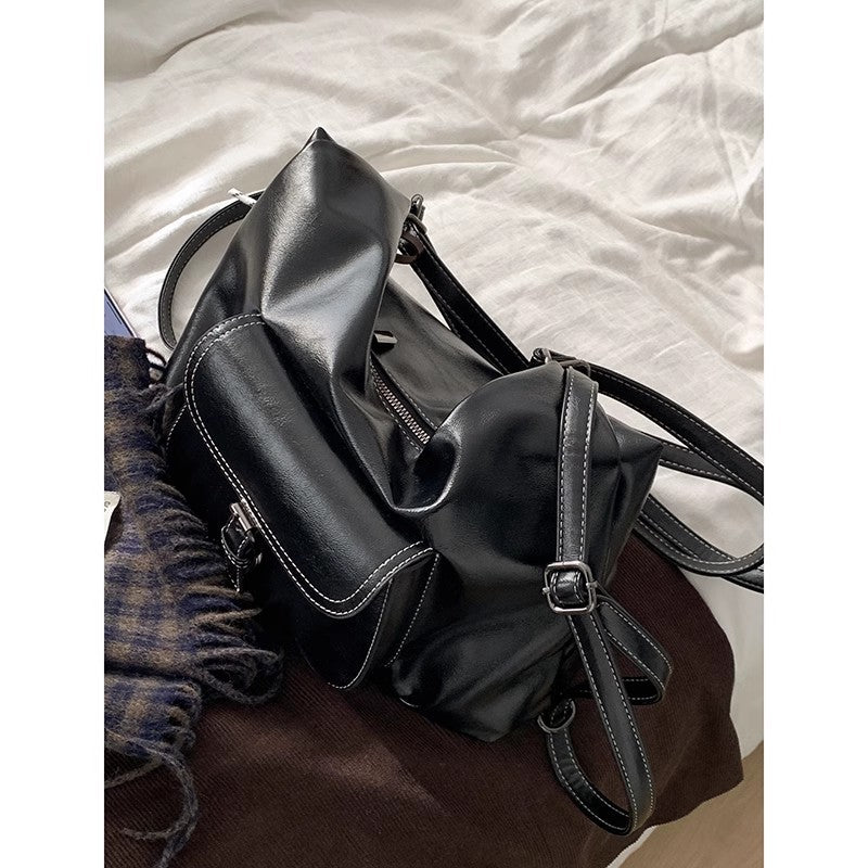 Women's Fashionable Korean Vintage With Over Versatile Shoulder Bags