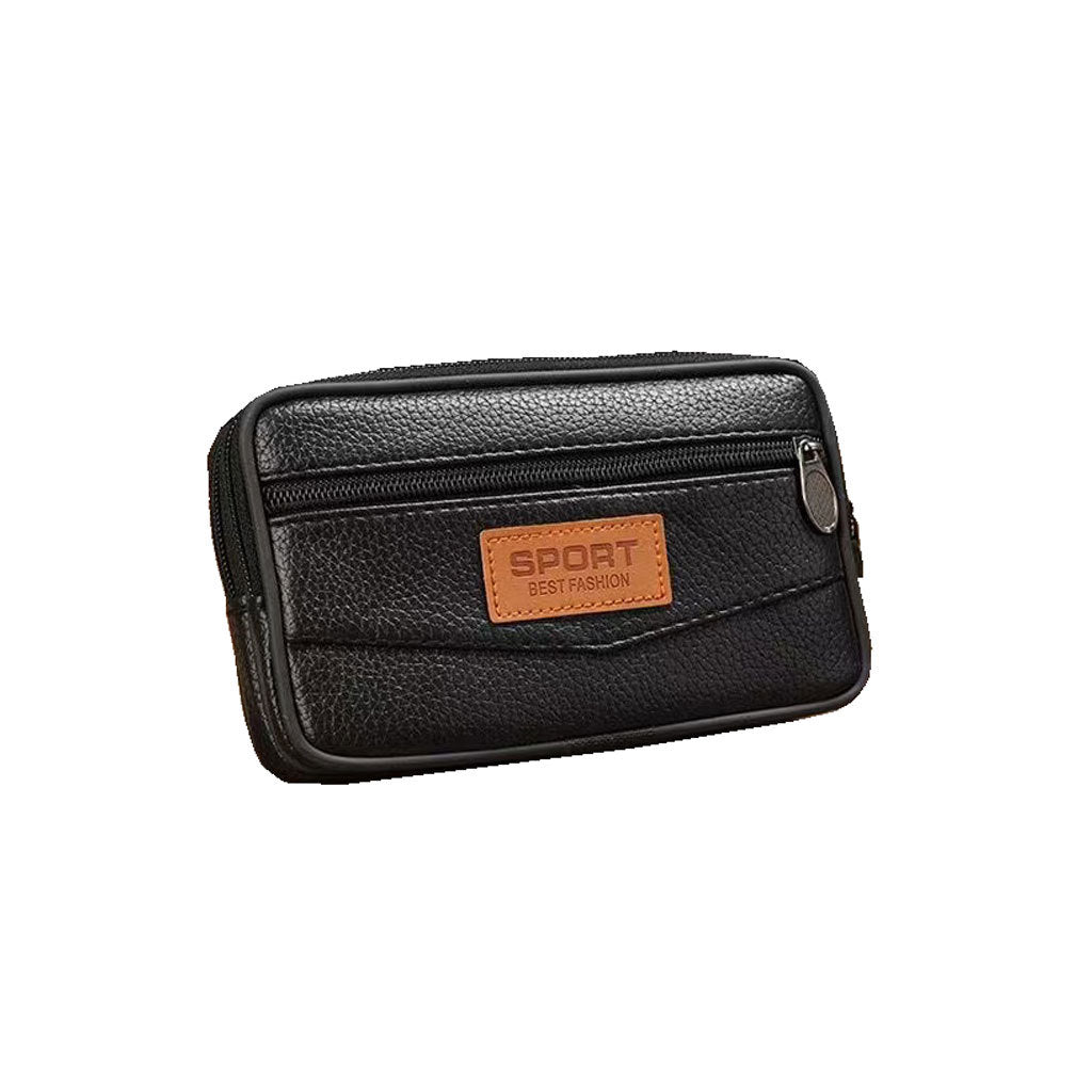 Men's Horizontal Flat Double Layer Change Pannier Bags