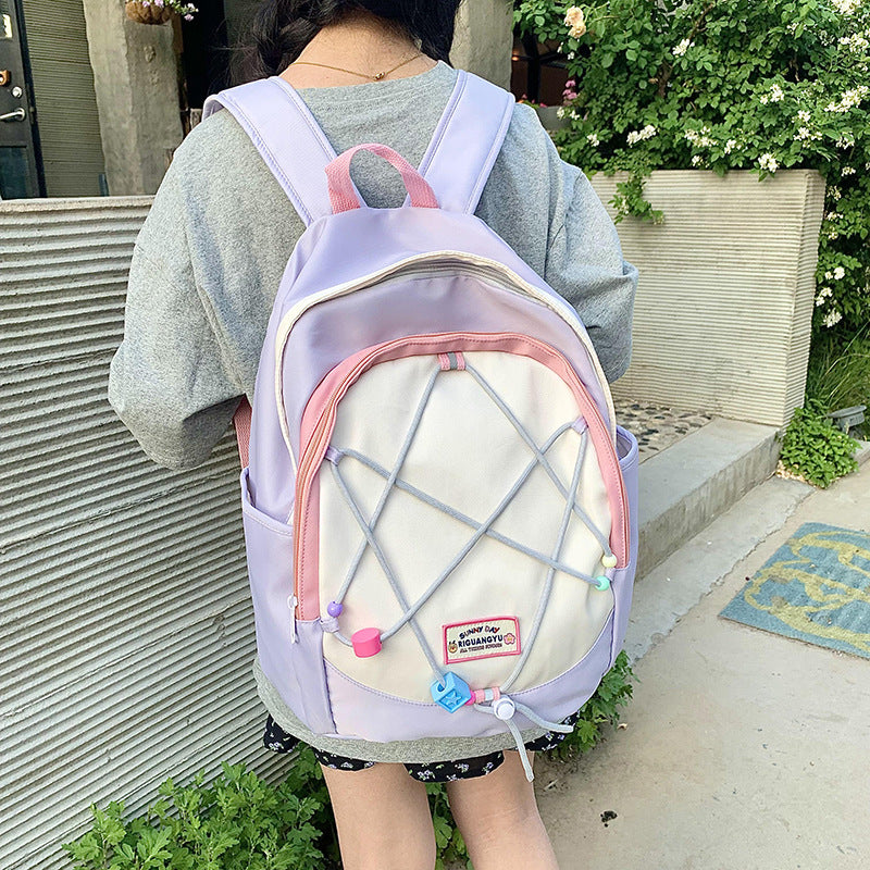 Niche Junior High Soft Fashion Campus Backpacks
