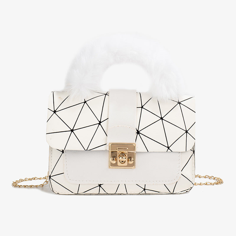 Women's Fashion Plush Good-looking Temperament Leisure Versatile Crossbody Bags