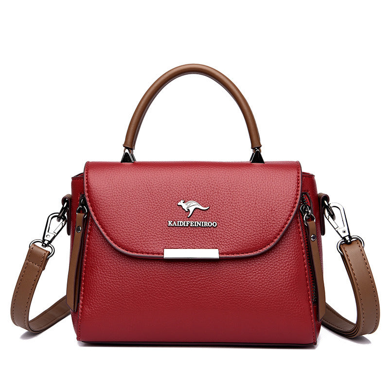 Women's Elegant Female Fashion Color Contrast Shoulder Bags