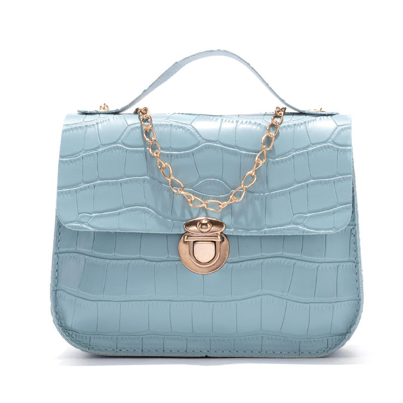 Women's Stylish Comfortable Crocodile Pattern Chain Shoulder Bags