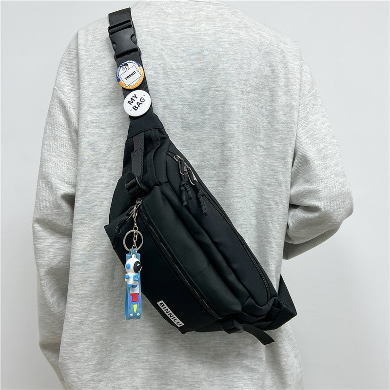 Men's Large Capacity Waterproof Female Korean Style Men's Chest Bags