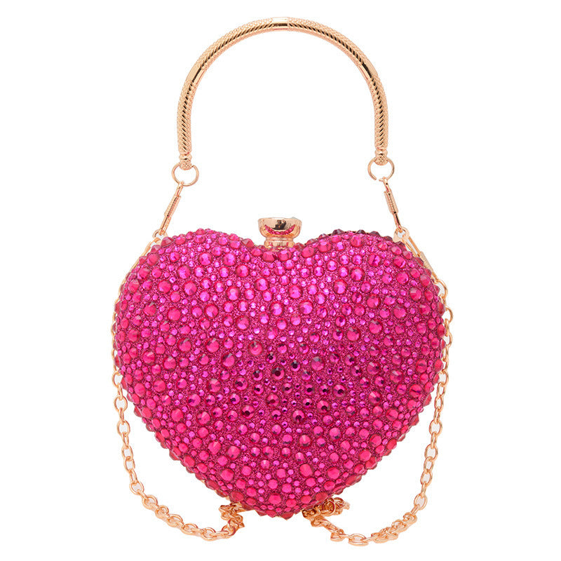 Women's Shape With Diamond Acrylic Dinner Elegant Crossbody Bags