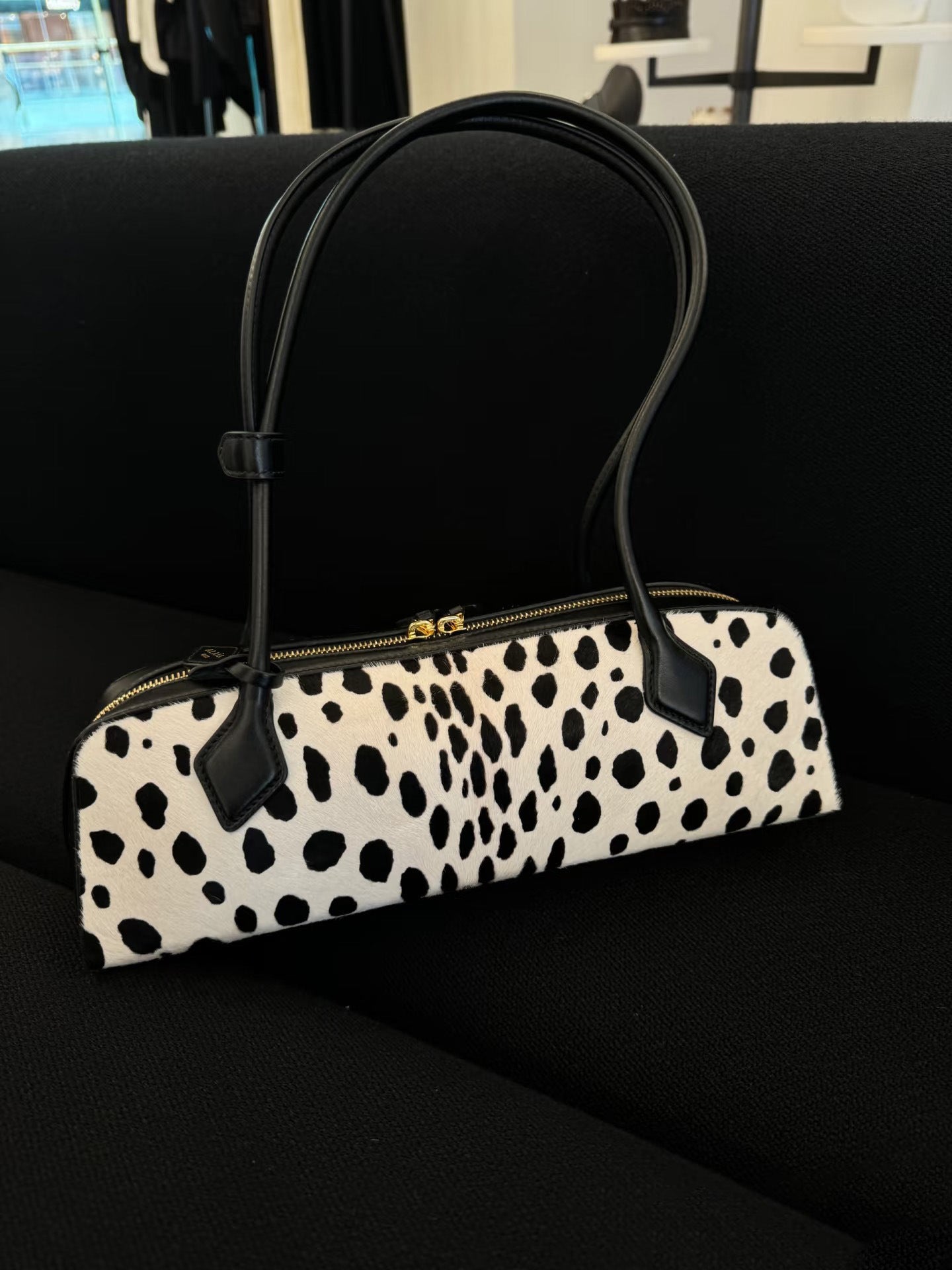 Leather Bowling Portable Underarm Design Large Capacity Bags