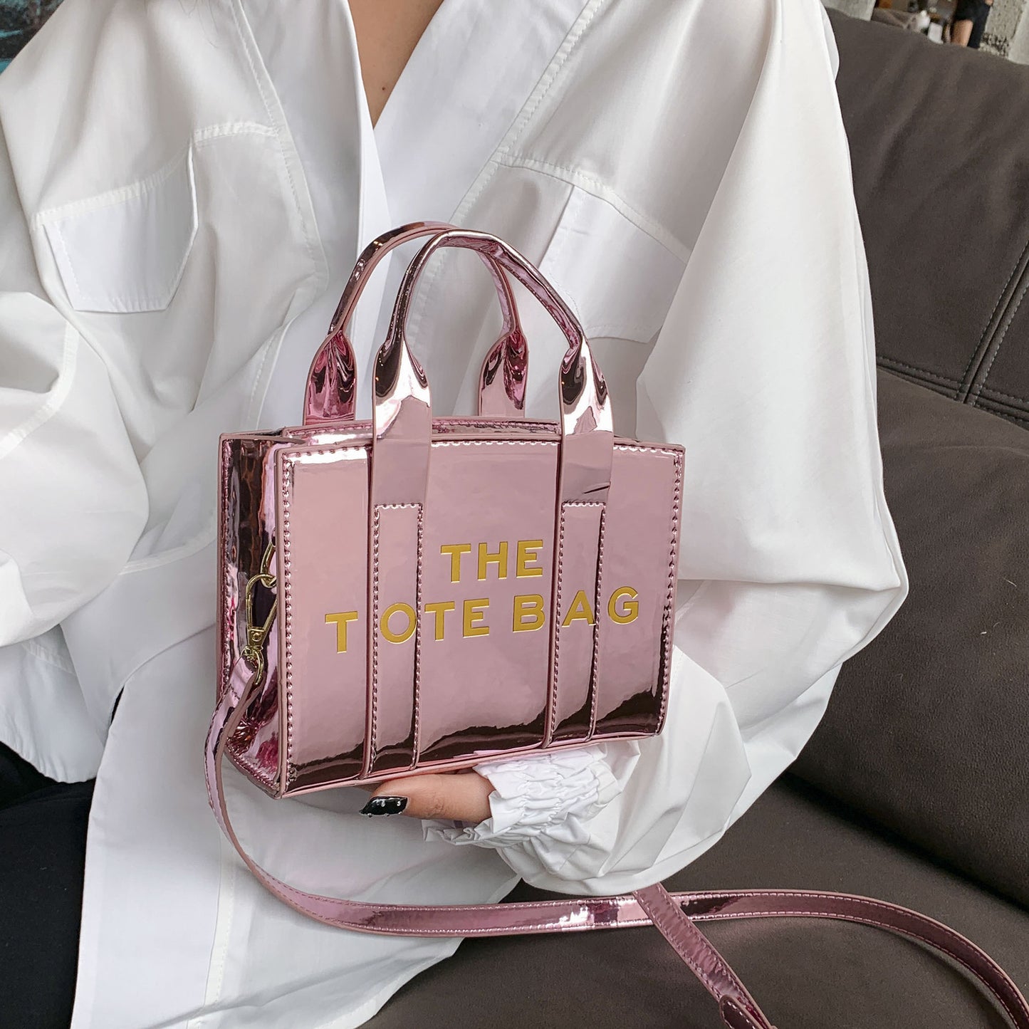 Women's Innovative Glossy High Versatile Quality Crossbody Bags