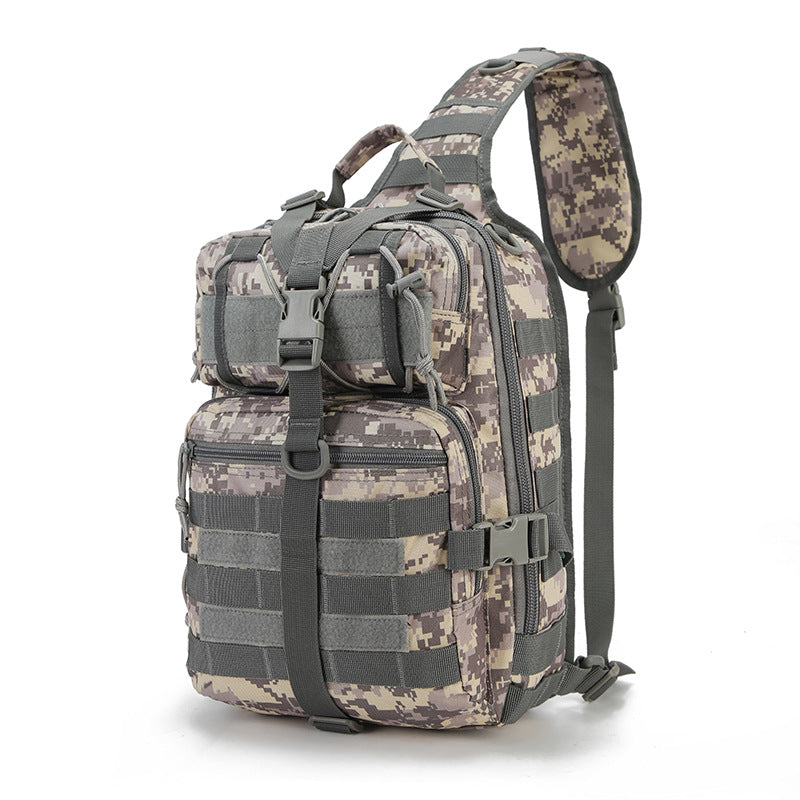 Waterproof Camouflage Large Capacity Straight Hair Men's Chest Bags