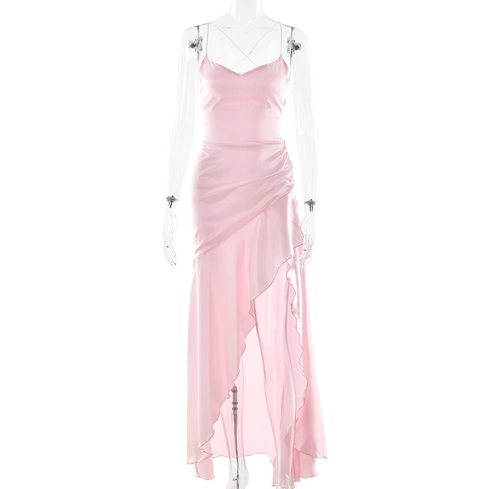 Sexy Hot Backless Lace Up High Dresses