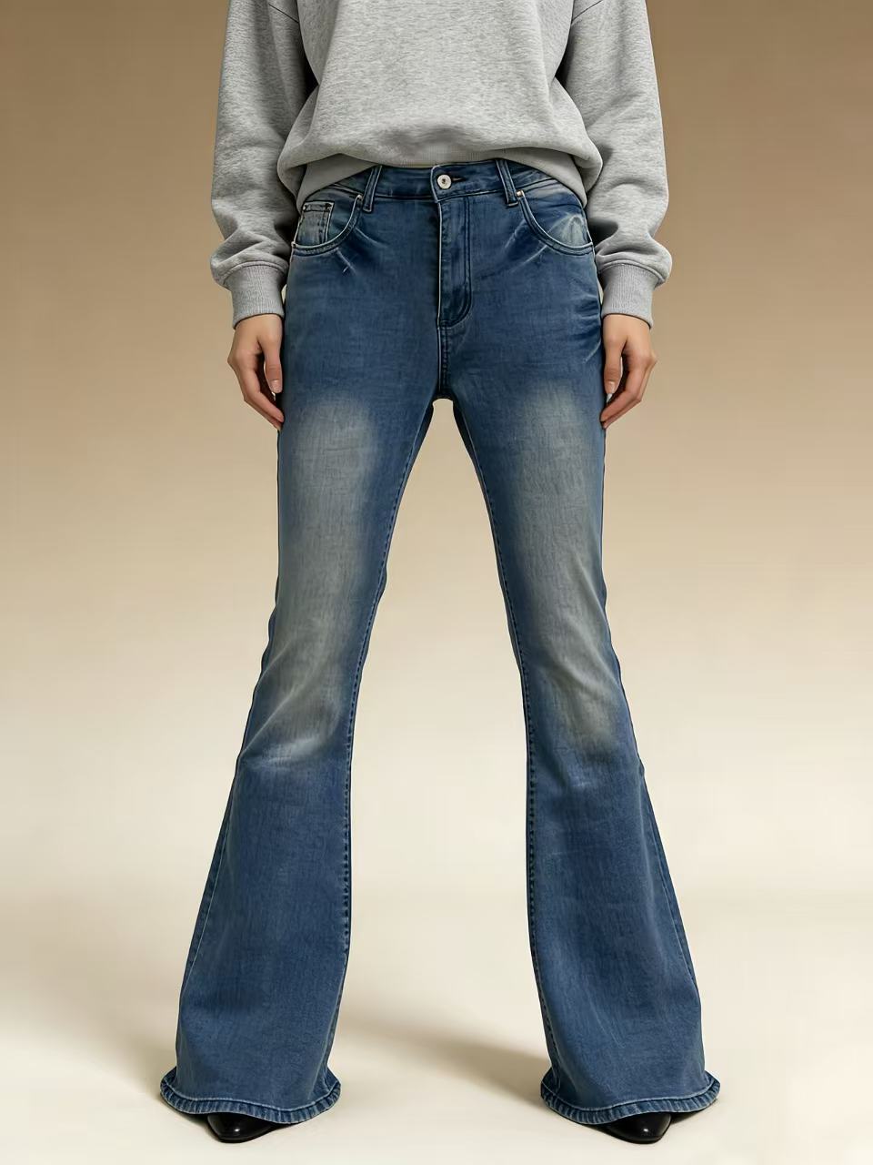 Women's Retro Skinny Hot Slimming Versatile Trousers Jeans