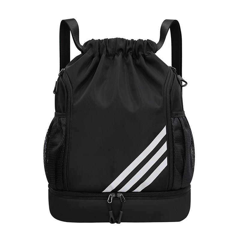 Men's Drawstring Pocket Leisure Large Capacity Folding Backpacks