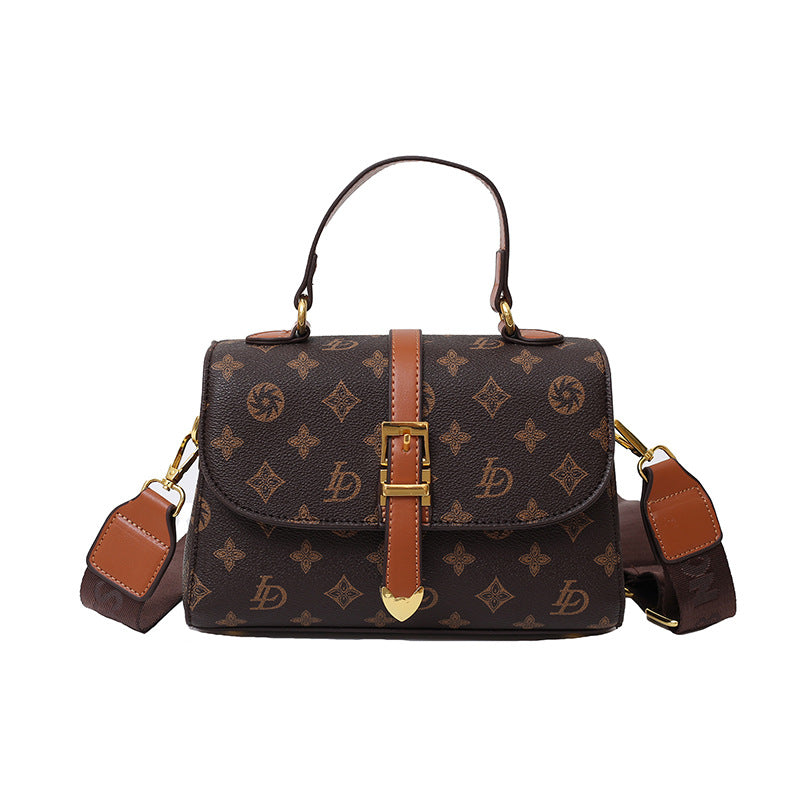 Women's High-grade Printed Retro Alphabet Fashion Crossbody Bags