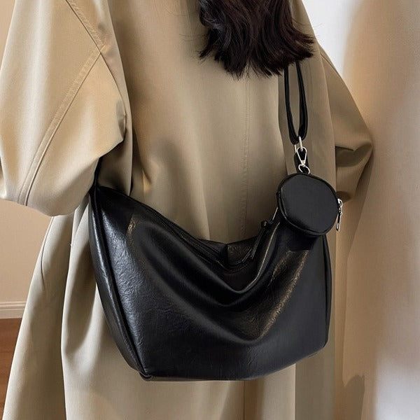 Wind Large Capacity Female High Sense Niche Shoulder Bags