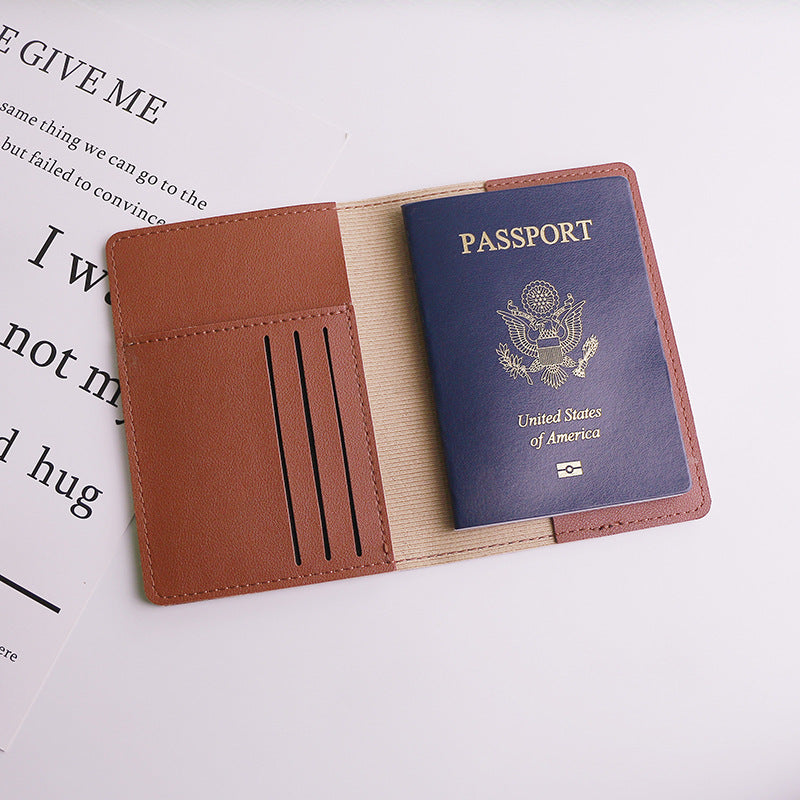 Go Abroad Certificate Ticket Clip Cover Card Holder