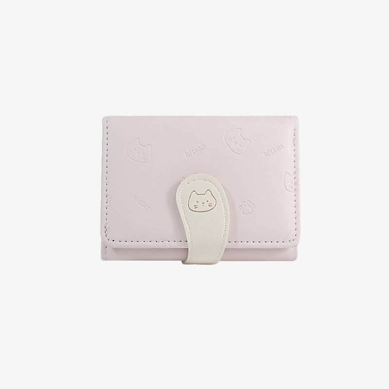 Cat Tail Cute Fashion Cartoon Printed Card Holder
