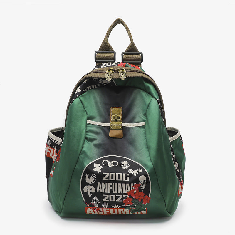 Women's Ethnic Style Waterproof Oxford Cloth Backpacks