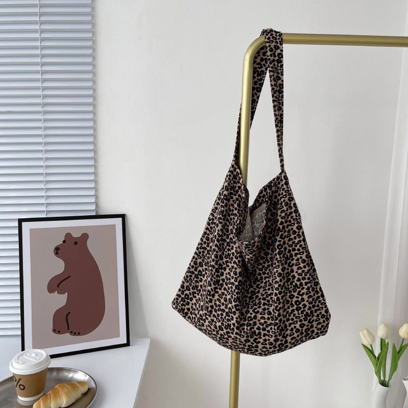 Women's Korean Style Versatile Large Capacity Shopping Shoulder Bags