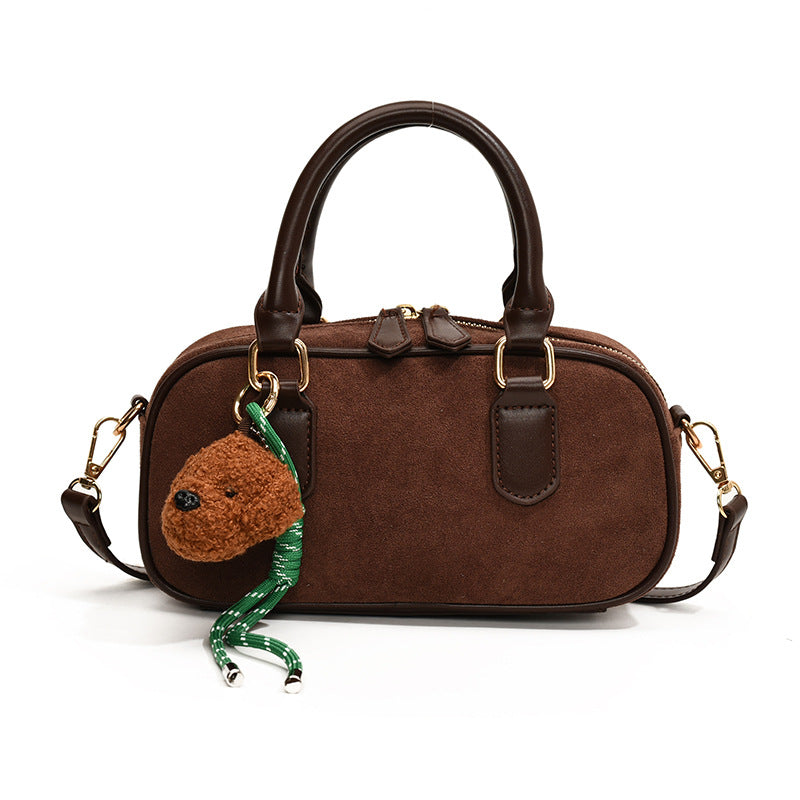 Women's Retro Portable Bowling Fashion Korean Style Bags