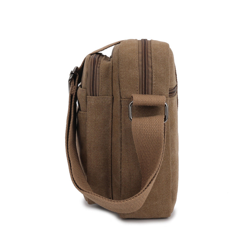 Men's New Canvas Simple Leisure Kit Men's Shoulder Bags