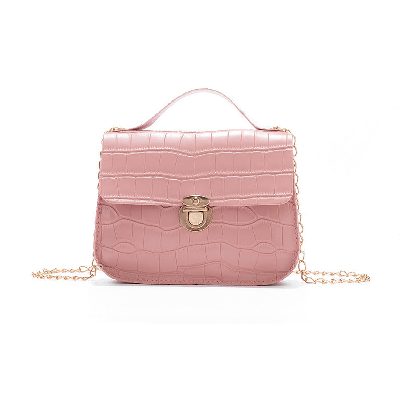 Women's Stylish Comfortable Crocodile Pattern Chain Shoulder Bags