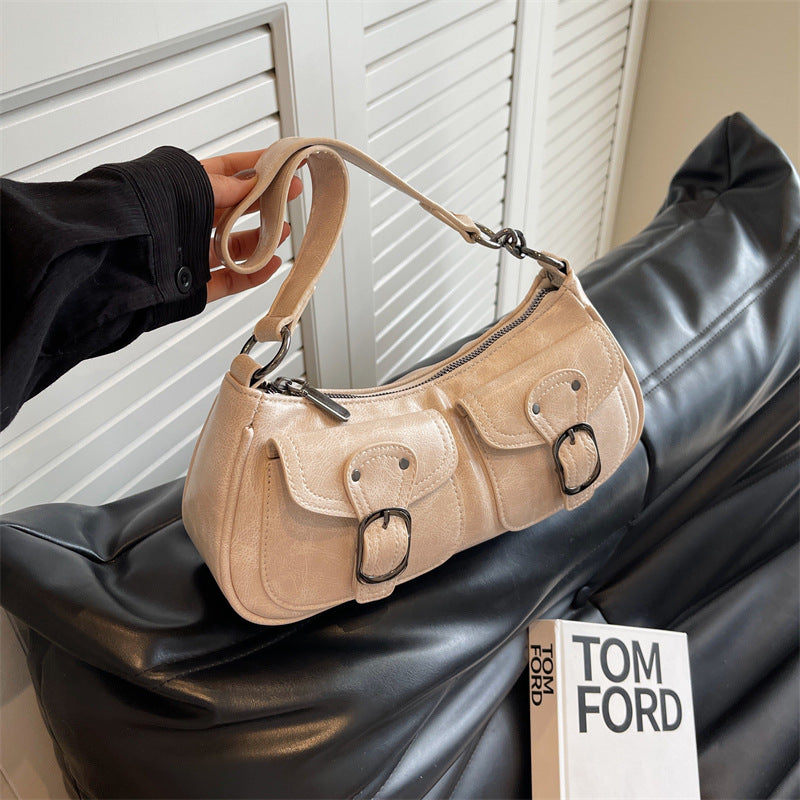 Women's Sweet Cool Motorcycle Minority Fashion Underarm Armpit Bags