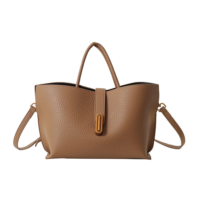 Women's Retro Portable Summer Commuter Solid Color Shoulder Bags