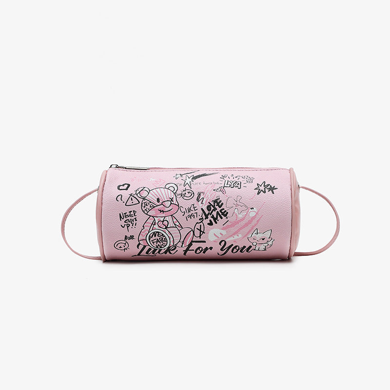 Women's Fashion Bear Iti Round Cartoon Cute Bags