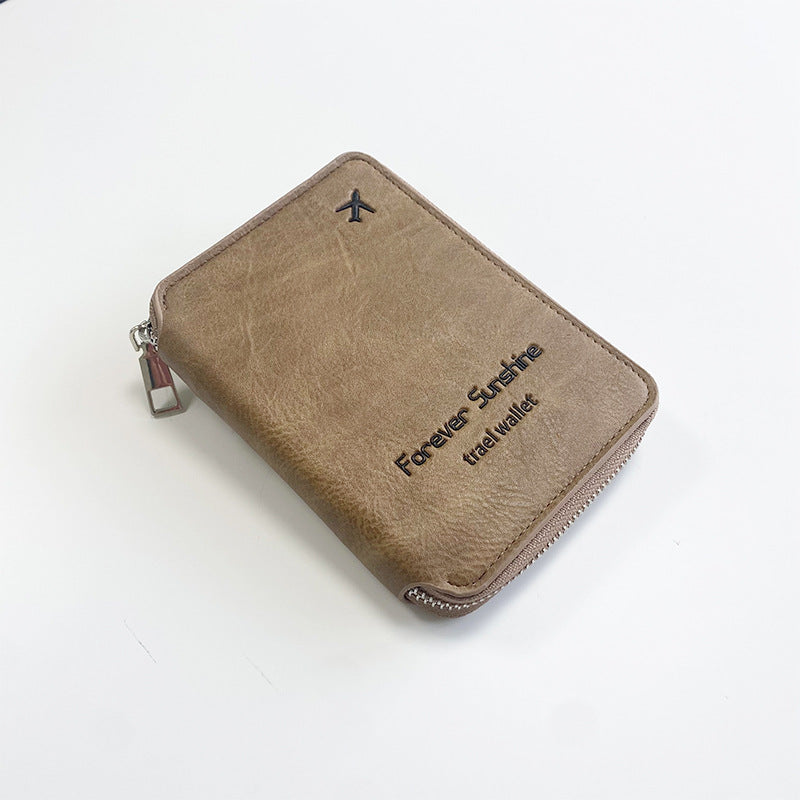 Zipper Passport Ticket Storage Document Large Id Package