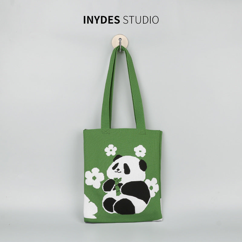 Panda Grandpa Super Large Shopping Big Handbags