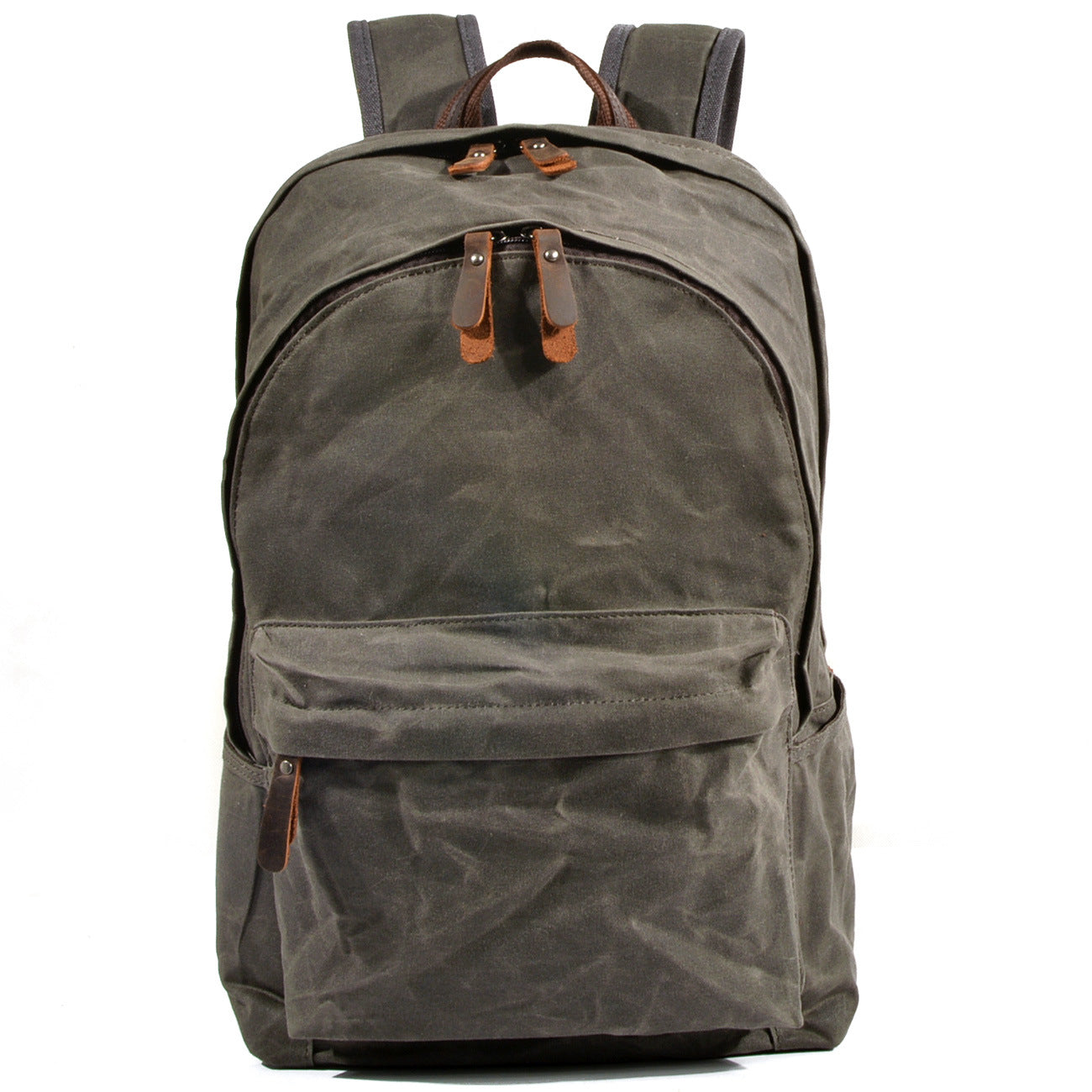 Men's Large Capacity Female Waterproof Oil Wax Backpacks