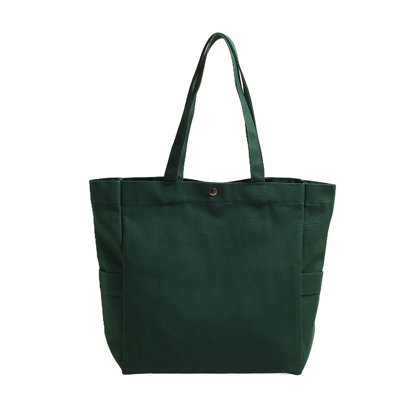 Women's Canvas Shopping Tuition Korean Style Tote Bags