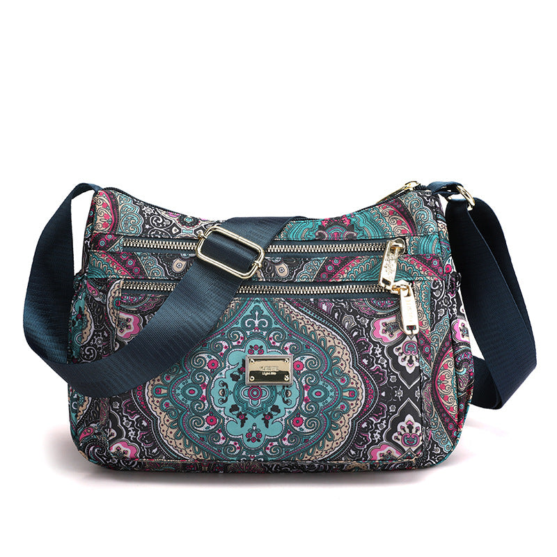 Women's Lightweight Mother Oxford Cloth Nylon Waterproof Crossbody Bags