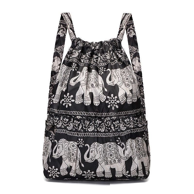 Women's Nylon Bundle Pocket Large Capacity Mummy Backpacks