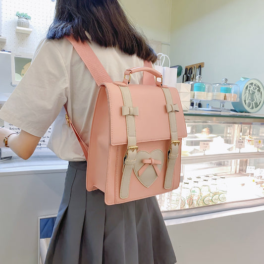 Uniform High College Love Color Matching Backpacks