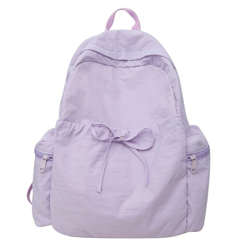 Women's Junior's Summer Fresh College Style Solid Backpacks