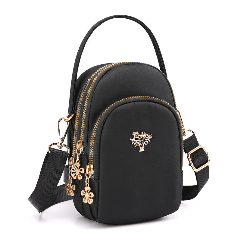 Women's Mobile Mini Canvas Clutch Portable Phone Bags