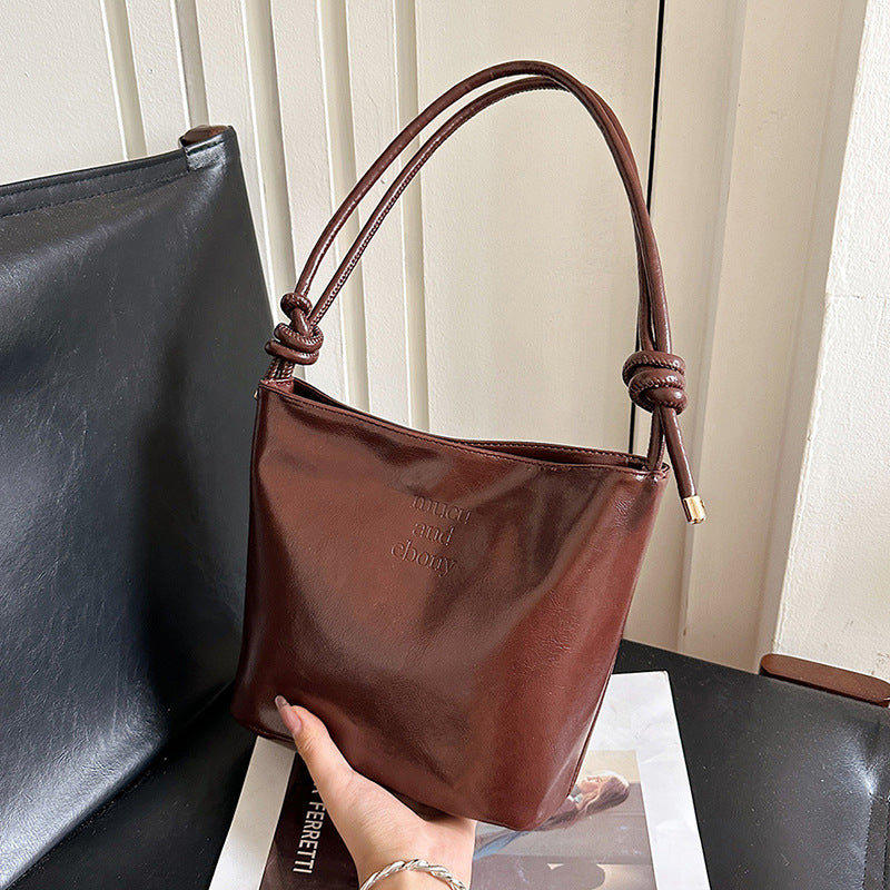 Niche Portable Grandma Female Summer Trendy Shoulder Bags