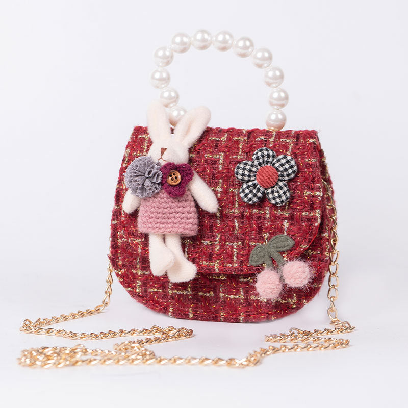 Classic Style Princess Pearl Hand Trendy Crossbody Bags