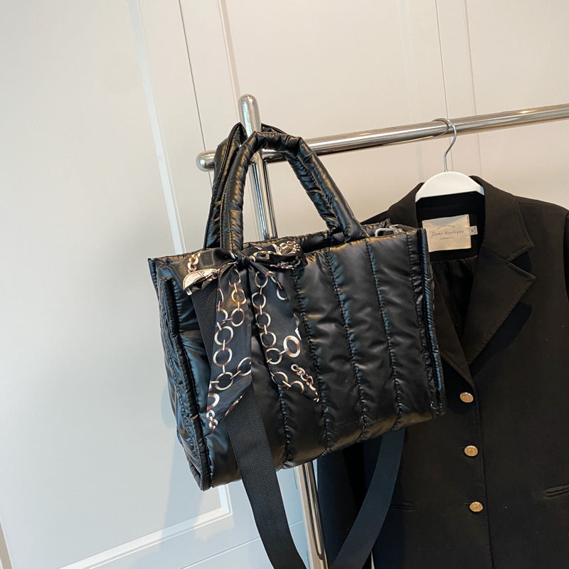 Embroidery Thread Space Cotton Fashion Shiny Crossbody Bags
