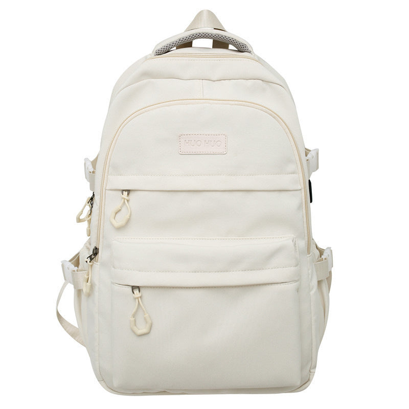 Women's & Men's & Korean Large Capacity Simple College Backpacks
